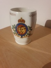 SOHO POTTERY — KING GEORGE V1 QUEEN ELIZABETH — MAY 1937— CORONATION— BEAKER