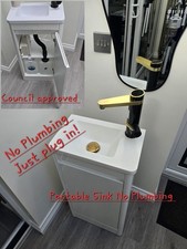 Portable Sink No plumbing just plug in! hot/cold water instant Small Places