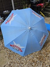 Smirn Off Ice Large Blue Round Parasol Collectable Bar Pub Garden Umbrella GC