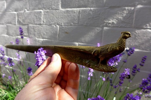 Antique vintage brass letter - vintage,