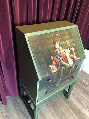 Upcycled early vintage bureau - early,