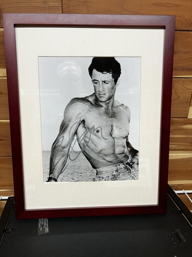 Sylvester stallone rare signed - sylvester,