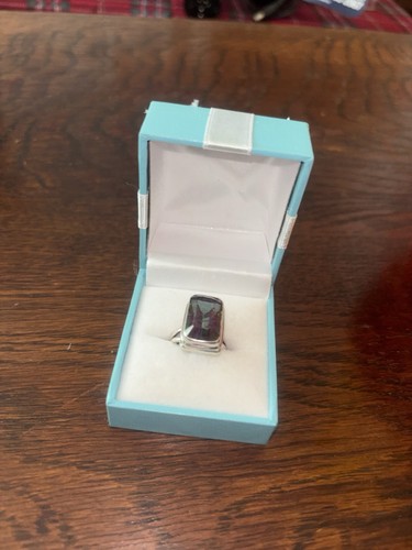 Mystic topaz ring - topaz, small