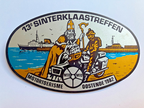 Motorcycle rally badge - motorcycle,