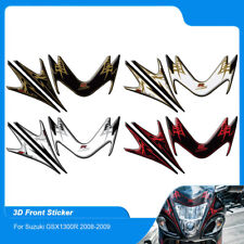 3D Gel Front Fairing Headlight Sticker For Suzuki Hayabusa GSXR1300R 2008 2009 