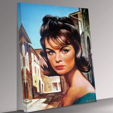 J H LYNCH portrait of a woman Canvas Wall Art Ready To Hang