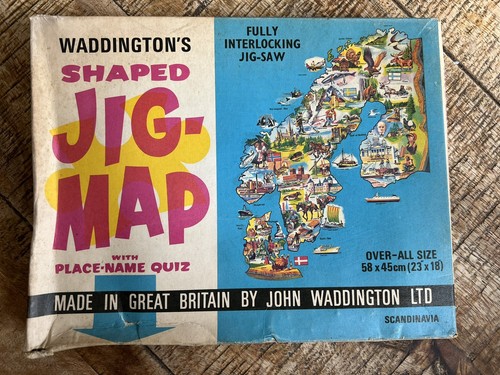 Vintage waddingtons jigsaw - vintage,