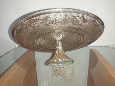 Cake Stand. Antiqued Silvered