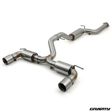 3" STAINLESS CATBACK EXHAUST SYSTEM DUAL EXHAUST FOR FORD FOCUS MK2 ST225 05-11