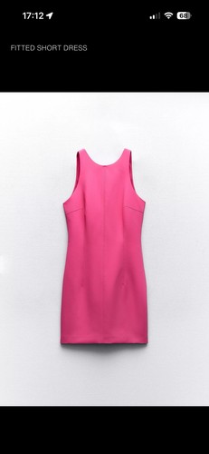 Zara pink fitted - fitted, (uk