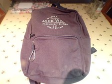 Jack Wills Navy Black Rucksack