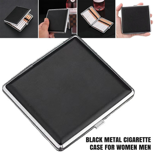 Metal cigarette case for women - metal,