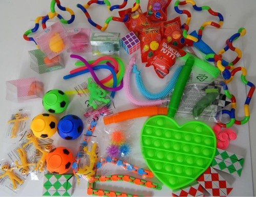 Sensory toys party - bag, fillers