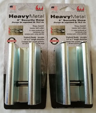 2 Fenix Heavy Metal 4" Security Hasp Padlock Hasp 402ZN12