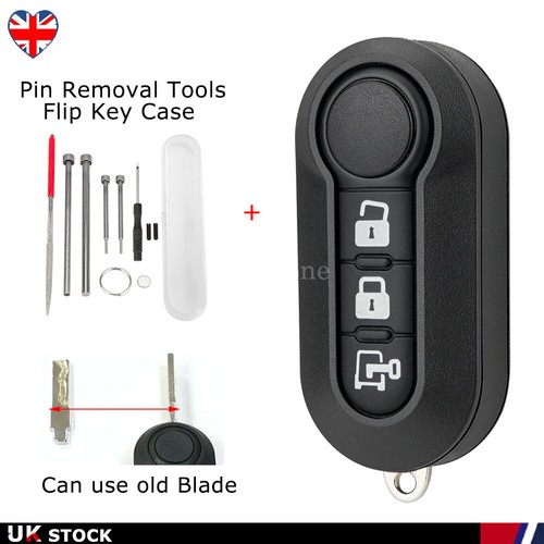 Button flip key fob - 3, case