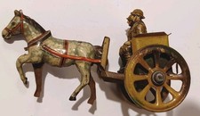WW1 ELASTOLIN TINPLATE HORSE &
