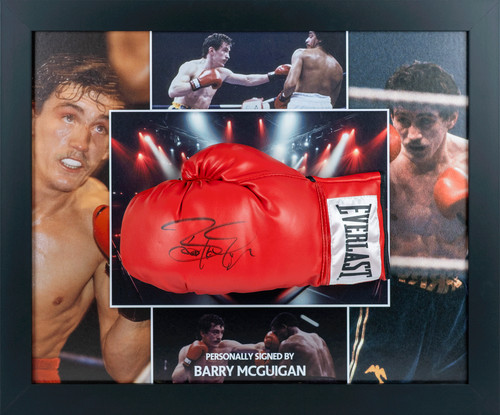 Barry mcguigan signed glove - barry,