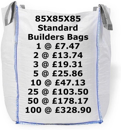 One tonne fibc dumpy bags - one, bulk