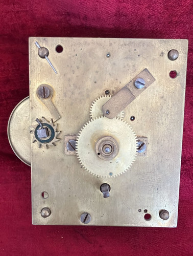 English antique fusee clock - fusee,