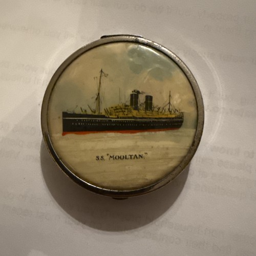 Vintage antique face powder - antique,