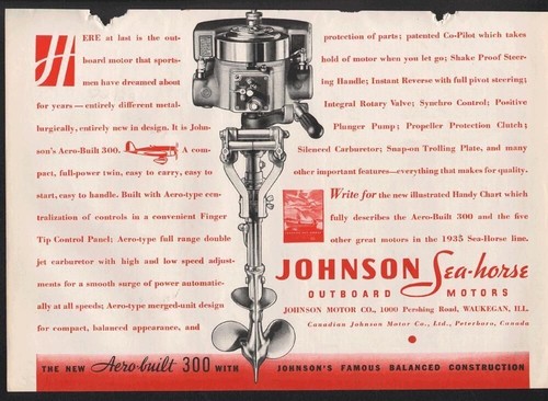 1935 johnson seahorse outboard - 1935,