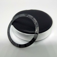⚫ 38mm BLACK YACHT MASTER BEZEL INSERT FOR SEIKO SKX007 (SLOPED)