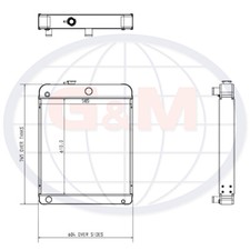 Radiator for FG WILSON FG