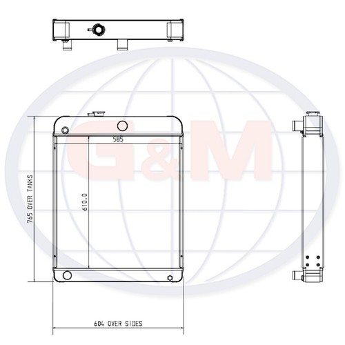 Radiator for wilson fg - radiator,