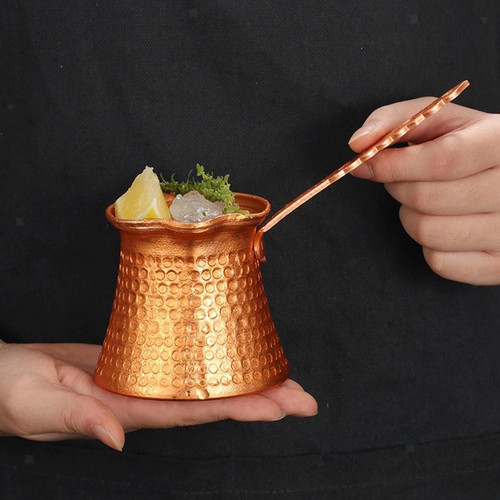 Copper turkish coffee pot - turkish,