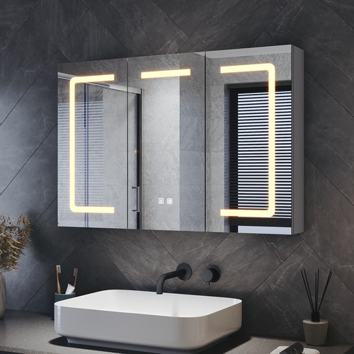 Led bathroom mirror cabinet - led,