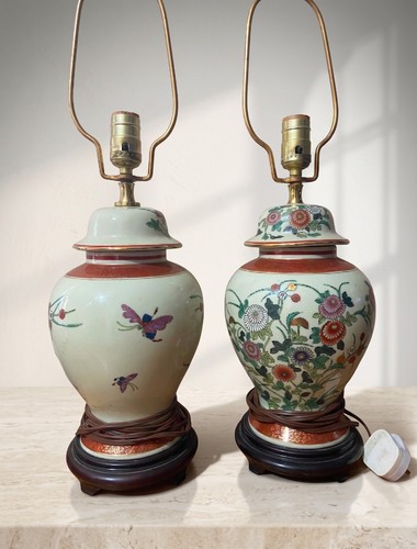 Pair chinese famille rose - pair,