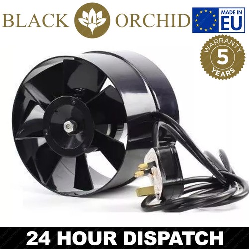 Black orchid inline duct fan - orchid,