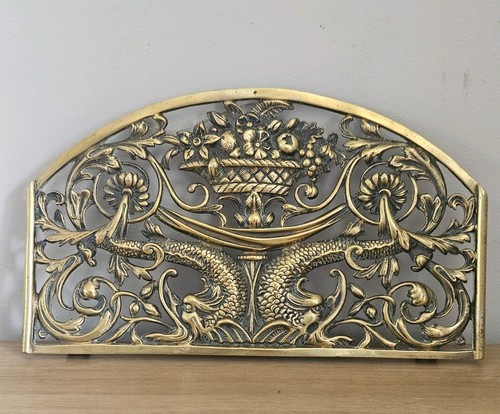 Vintage ornate brass - brass, hanging