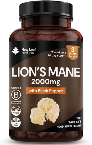 Lions mane mushroom 2000mg - mane,