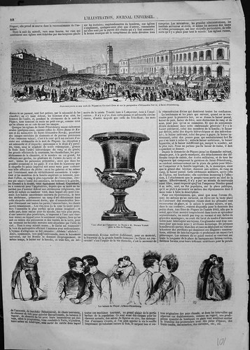 Antique print fair - antique, cattle