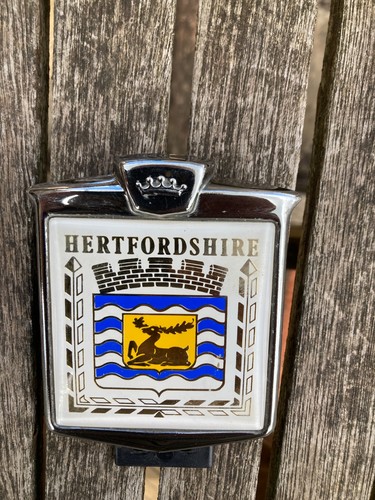 Hertfordshire car badge - badge, for
