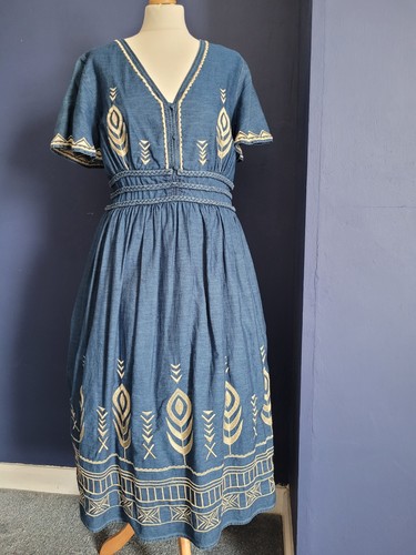 Monsoon blue embroidered - blue, 16