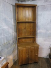 SOLID PINE NARROW DRESSER, HAS BEEN STRIPPED AND WAXED MOUSE HANDLES