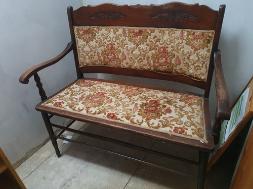 Edwardian love seat - edwardian,