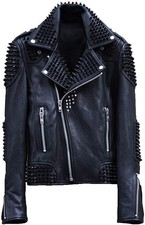 Men’s Custom Black Studded