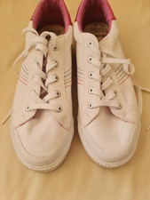 Dunlop Green Flash - Limited Edition Pink Flash Block Trainers UK 7