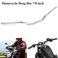 7/8'' 22mm Motorcycle Handlebars Motorbike Street/Off Road Handlebar Chrome UK