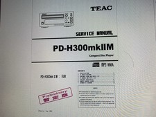 Teac Pd-h300mk2m Service