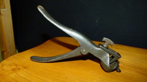 Vintage saw set hand tool - hand,