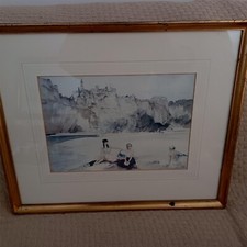 Sir William Russell Flint Signed Print - Festival Dress - Framed & Glazed