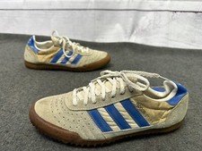 Rare Adidas Indoor Court Shoes Mens Sz 8 Suede Leather Vintage 80s Fast Shipping