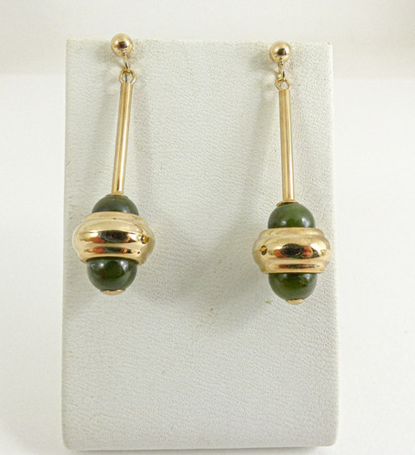 9ct gold jade - gold,