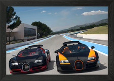 Bugatti Veyron Framed Wall Art