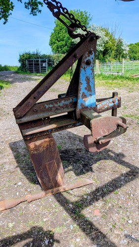 Mole plough three - plough, point