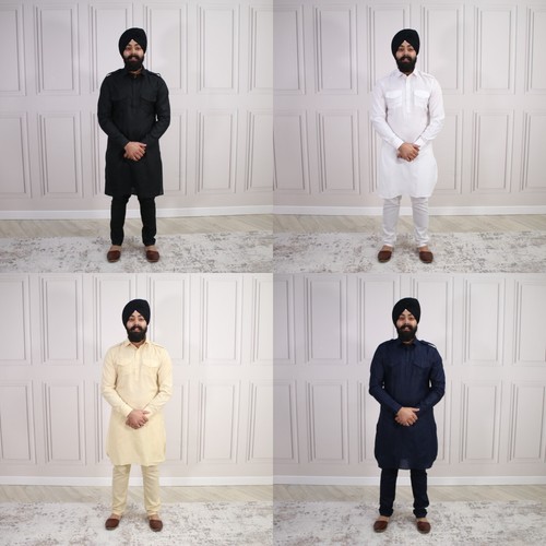 Colours mens tab kurta - colours,
